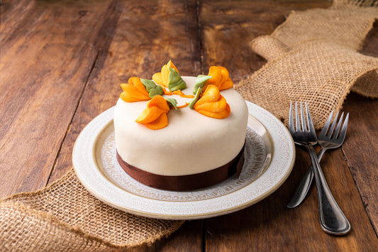 MINI MAZAPAN CON AMAPOLA