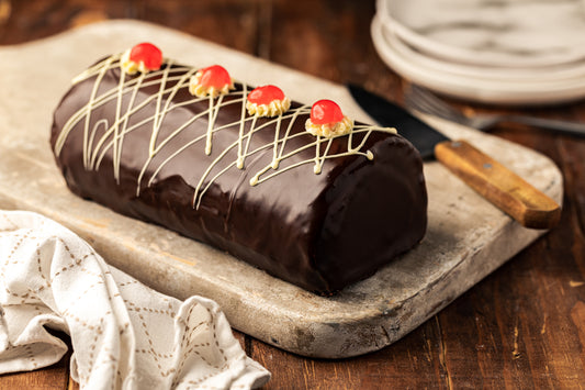 PASTEL BRAZO DE CHOCOLATE