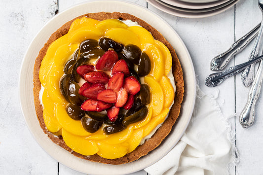 PIE DE QUESO CON FRUTAS