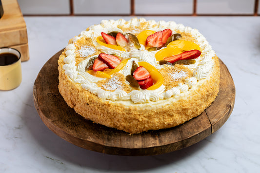 PASTEL MILHOJA DE FRESA